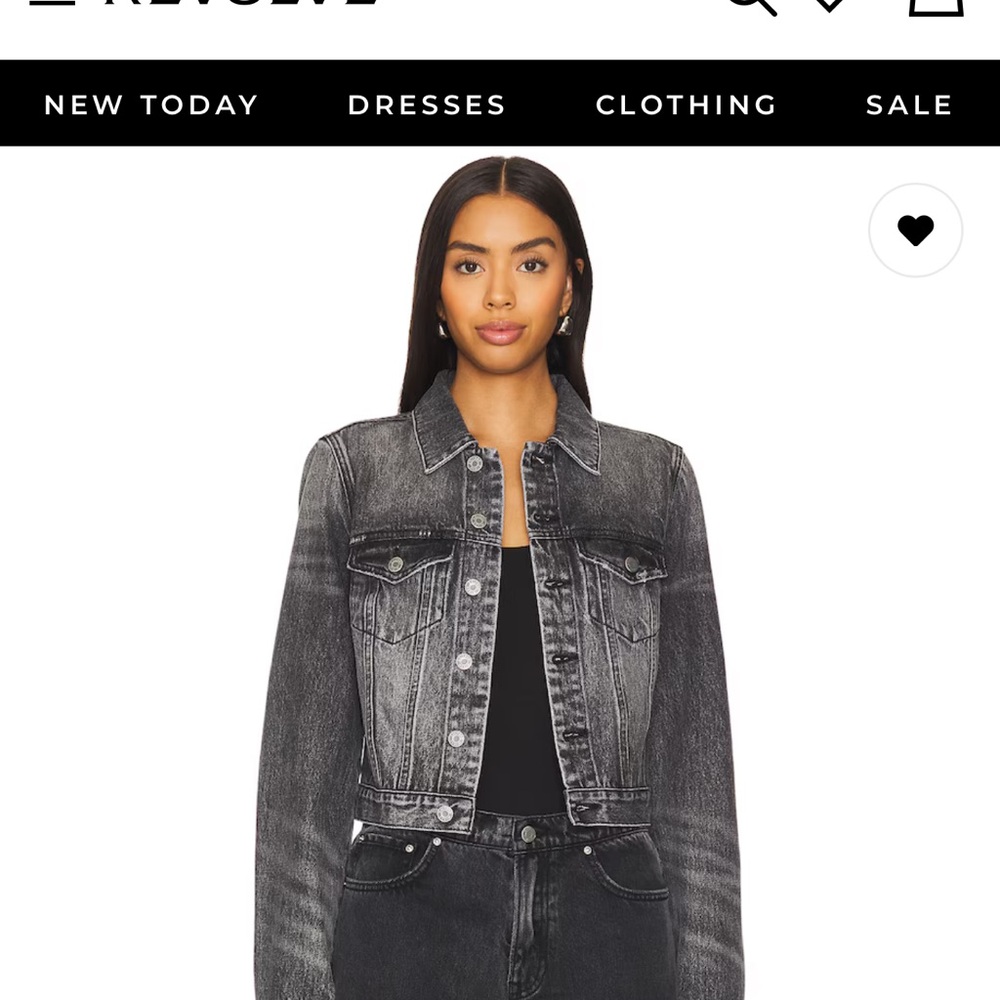 GRLFRND Black Jean Jacket